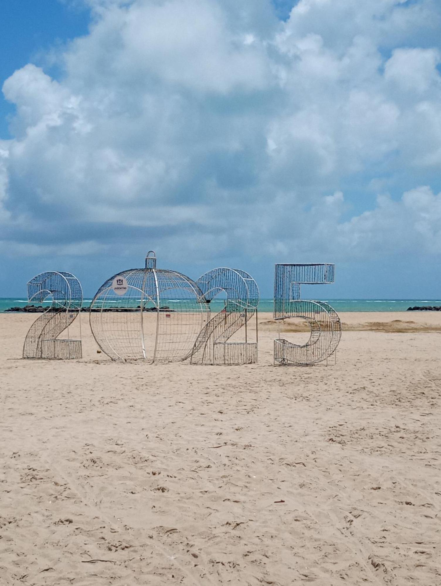 Apto 3 Quartos Pe Na Areia Prox De Recife Esterno foto